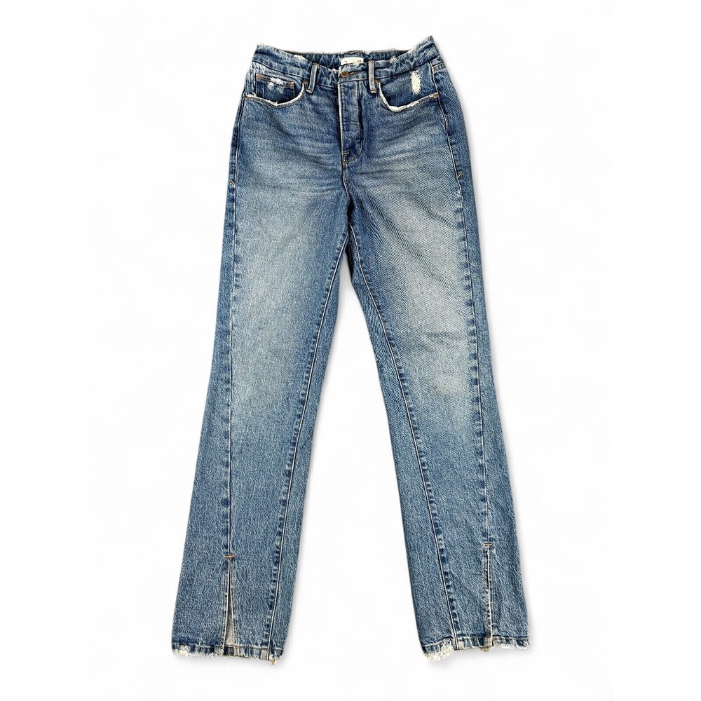 Good American Light Blue Boyfriend Jeans